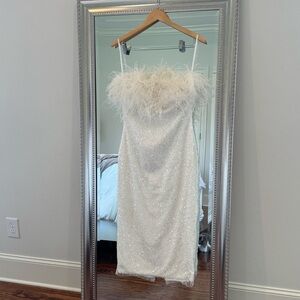 Untamed Petals - After Party Marissa Midi Dress - Bridal Midi